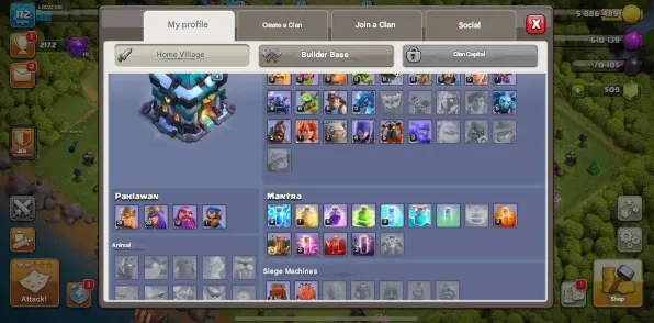 COC179 Maxed Troops TH13 Base With Level 31 King, 33 Queen, 12 Warden, 1 Royal Champion 